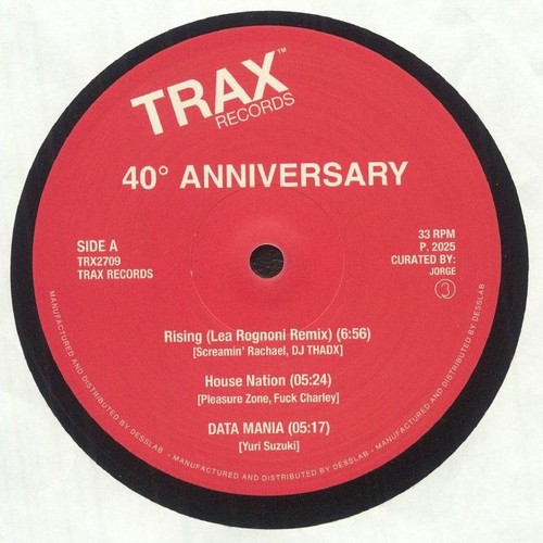 Trax records the 40th - trax,